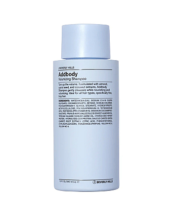 J Beverly Hills Hair Care Addbody Shampoo - Шампунь для увеличения объема 340 мл - hairs-russia.ru